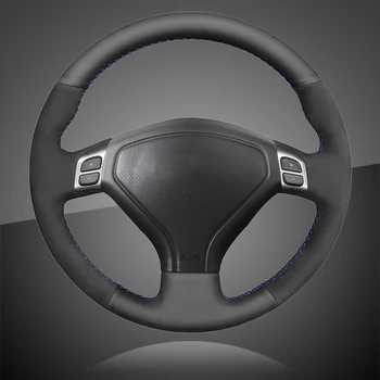 

Auto Braid On The Steering Wheel Cover for Subaru Forester Outback Legacy 2005 2006 2007 Car Braiding Covers