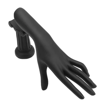 

1PC Female Mannequin Hand Women Display Model Watches Rings Bracelets Jewelry Artwork Display Black Leaning Hand