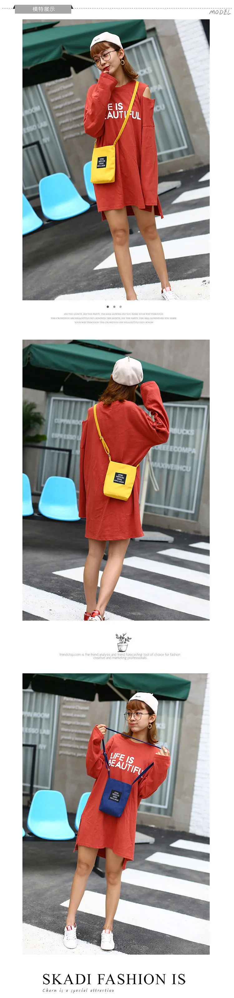 New Style Japanese And Korean Style Single-shoulder Canvas Bag MORI Series Shoulder Bag Students Spring And Summer Casual W