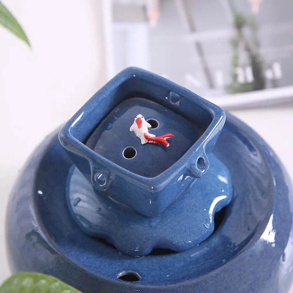 

Pet Cat Ceramic Water Dispenser Circulating Water Drinking Fountain Automatic Water Feeder
