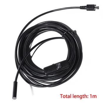 

2M 6 LED 7mm LensB Endoscope IP67 Waterproof Camera Endoscope 5M, Mini Camera Mirror As Gift For Android Endoscope