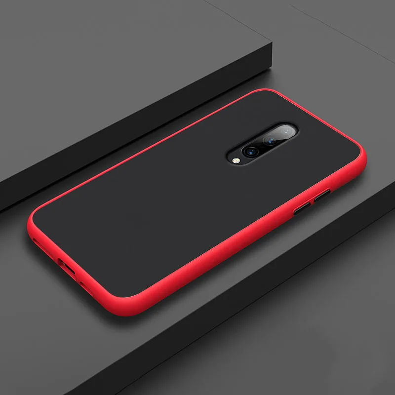 Цветной чехол для OnePlus 7T Pro 7 6T 6 из поликарбоната и мягкого силикона, защитный чехол с кнопками "сделай сам"