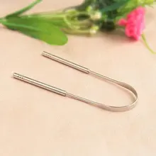 Stainless Steel Tongue Cleaner Remove Bad Breath Device Universal Tongue Coating Cleaner Portable Oral Hygiene Dental Care
