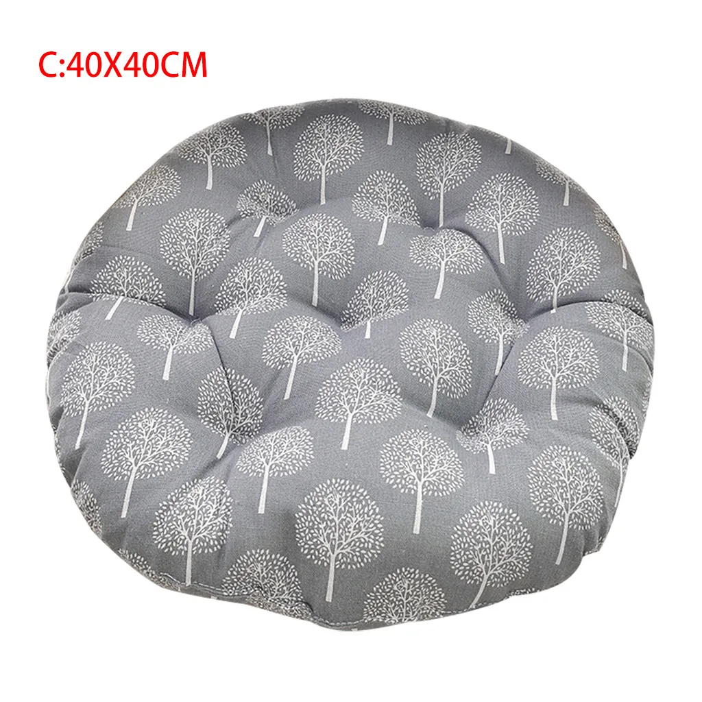 Прочная теплая подушка для стула, круглая хлопковая обивка, мягкая подкладка, подушка для офисного дома или автомобильного сиденья, подушка для различных размеров#45