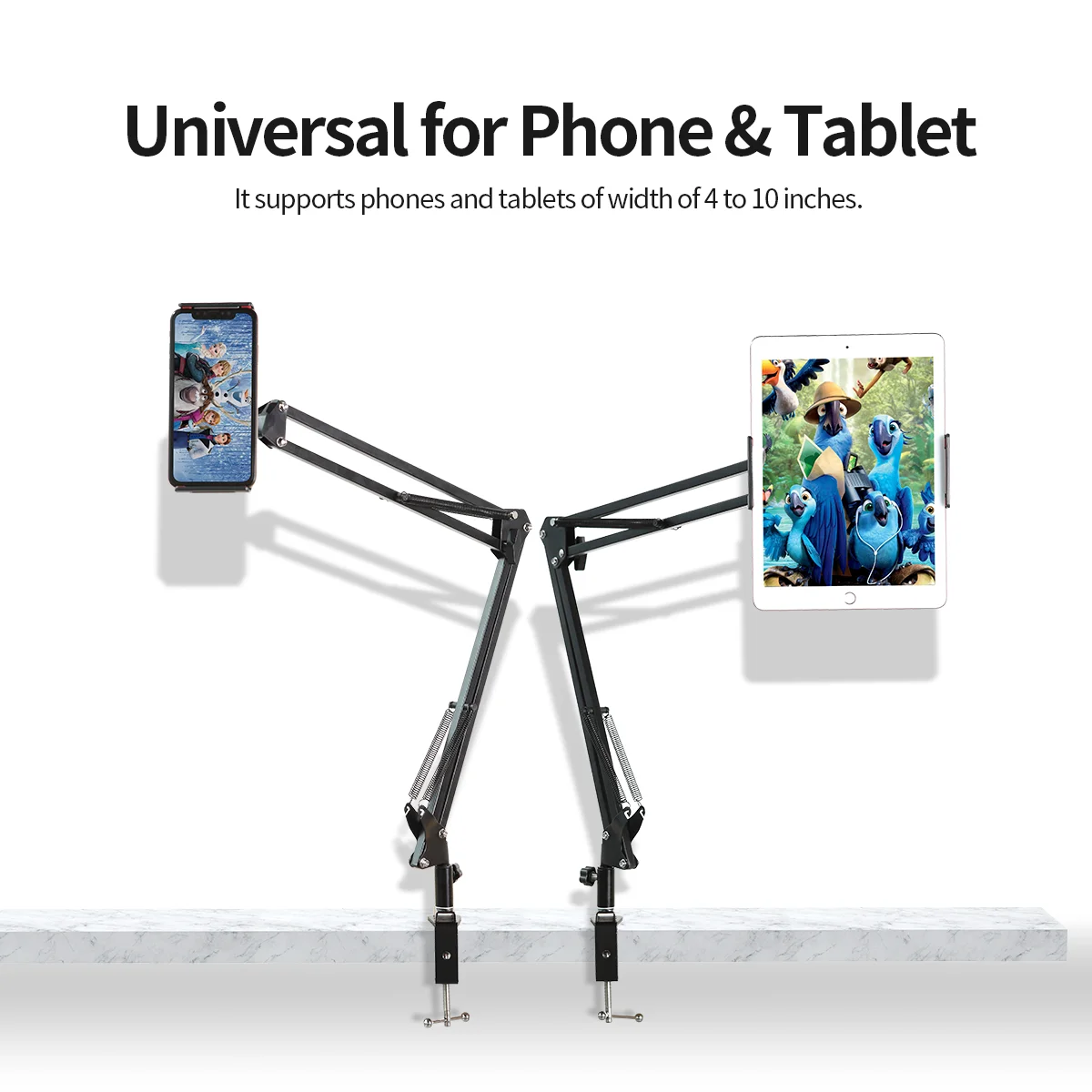 ROCK 360 гибкий держатель для телефона Подставка для IPhone samsung s9 Matel& PC Универсальный держатель мобильного телефона для IPad планшет настольная подставка