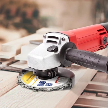

Woodworking Chain Saw for Angle Grinding Plate Grinder Chain Disc Sculpting Tool Multifunctional Turntable Saw Blade