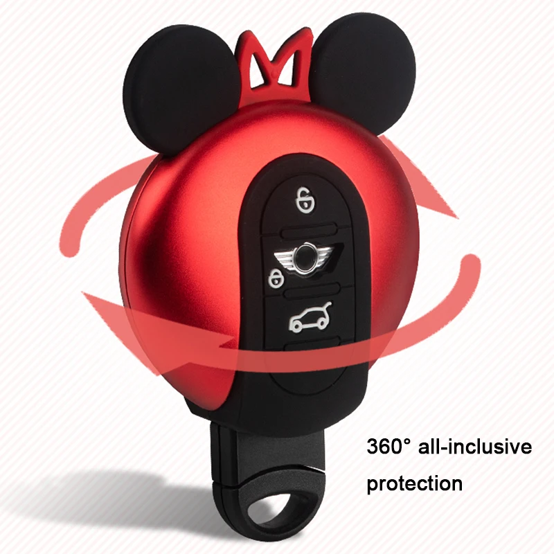 Чехол для автомобильного ключа из алюминиевого сплава Mini Cooper S One JCW F54 F55 F56 F57