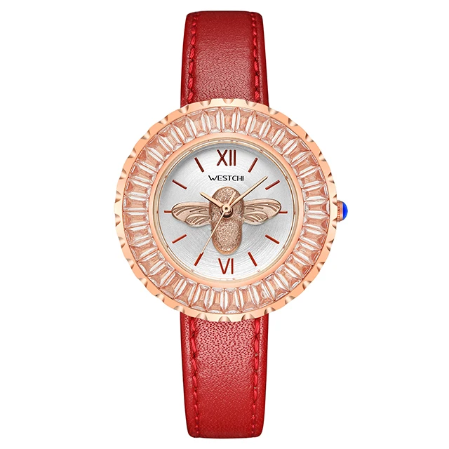 

Quartz Watch Reloj Mujer Exquisite Ladies Watch Hot Sale Women Watches Rotating Bee Female Watch Zegarki Damskie Relogio Femino