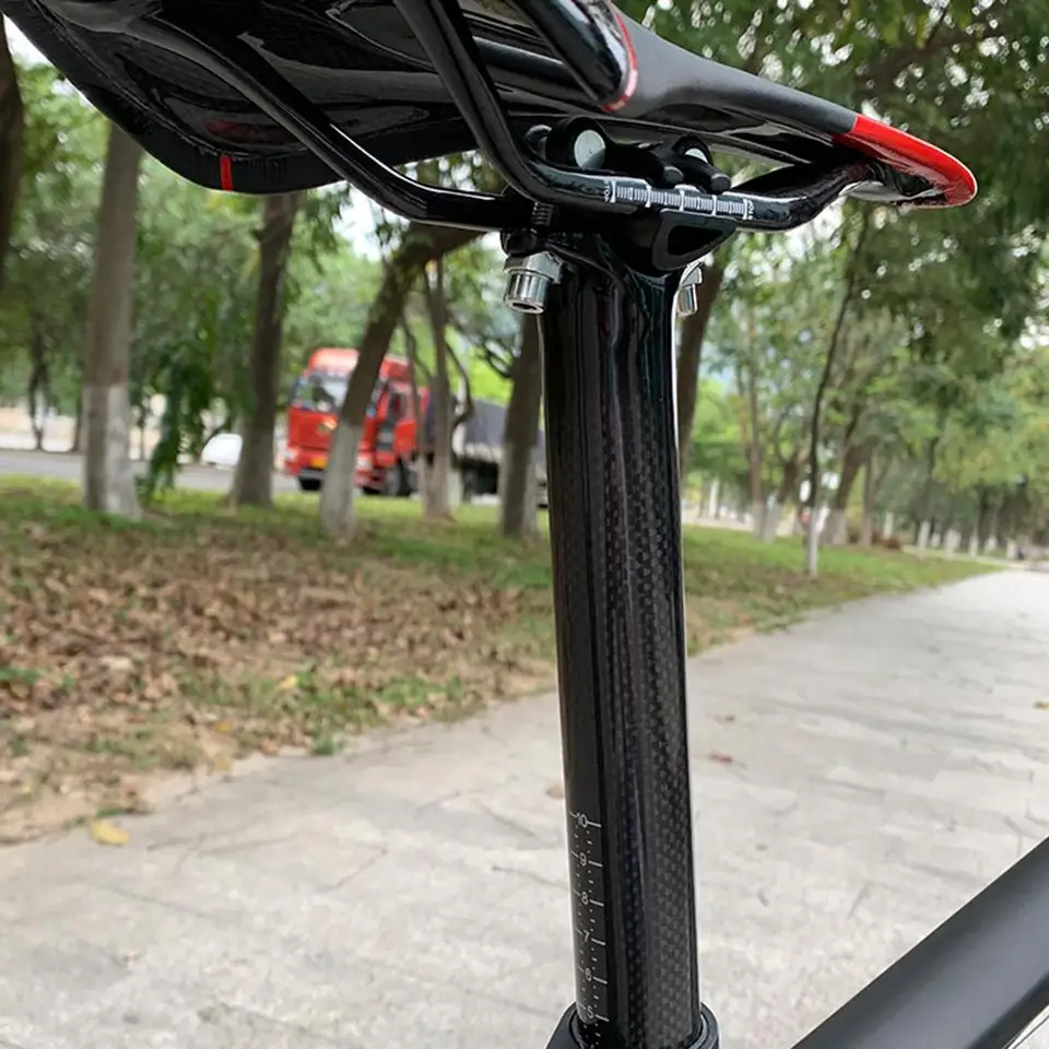 ZHAOQIN Tige De Selle Tube de siège en Fibre de Carbone de 27,2/30,8/31
