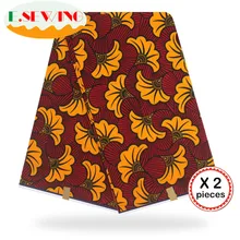 Африканская восковая ткань с принтом Анкара для шитья Анкара африканская ткань 12 ярдов нигерийская хлопковая ткань Гана для платья 81004