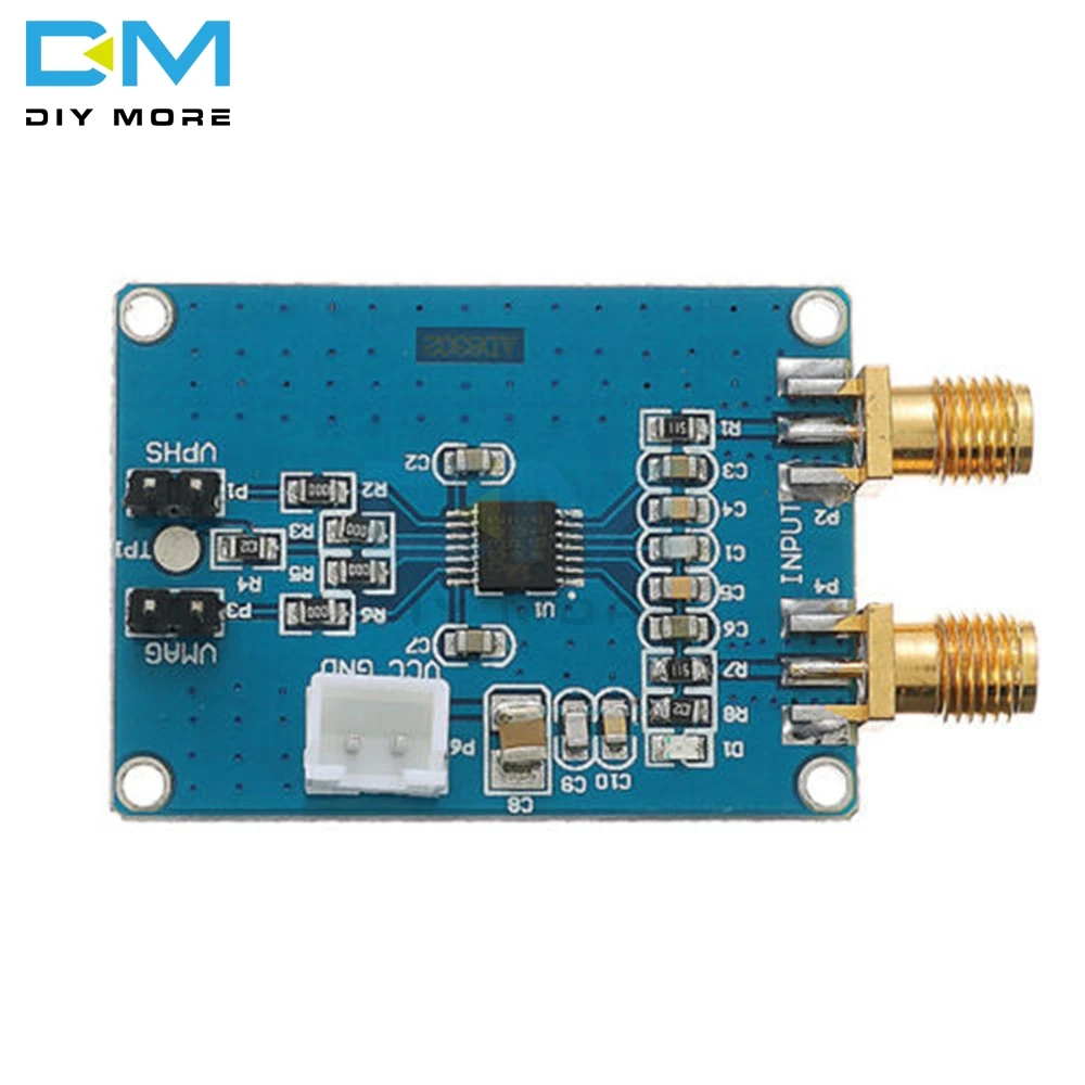 AD8302 модуль обнаружения амплитудных фаз 2,7 ГГц RF/IF фазовый детектор 5 в плата двойной демодуляции 1,8 в эталонный выход напряжения DIY