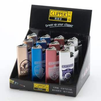 

Original Clipper Lighter Metal Grinding Wheel Butane Flint Free Fire Lighter Windproof Refillable Gas Lighter Gadgets For Men