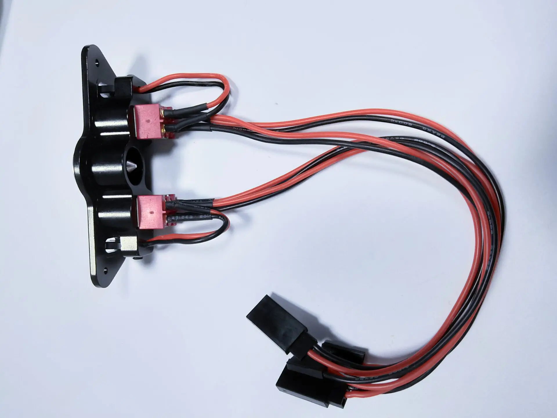 Черный CNC алюминиевый большой RC двойной сверхмощный переключатель питания с топливной точкой для RC газовых самолетов
