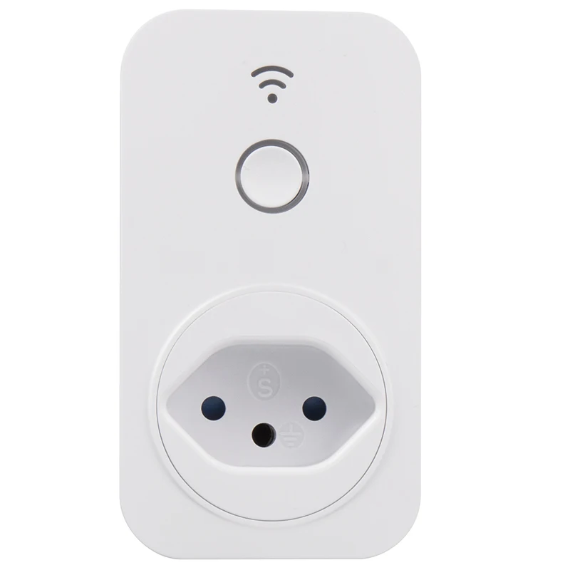 Штепсельная Вилка Sp2 Broadlink Tomada Wifi Padrão Br Automaçã умный дом автоматизация бразильская