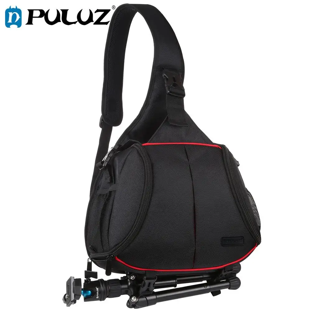 Треугольная сумка PULUZ для зеркального фотоаппарата Lowepro водонепроницаемый рюкзак слинг на одно плечо