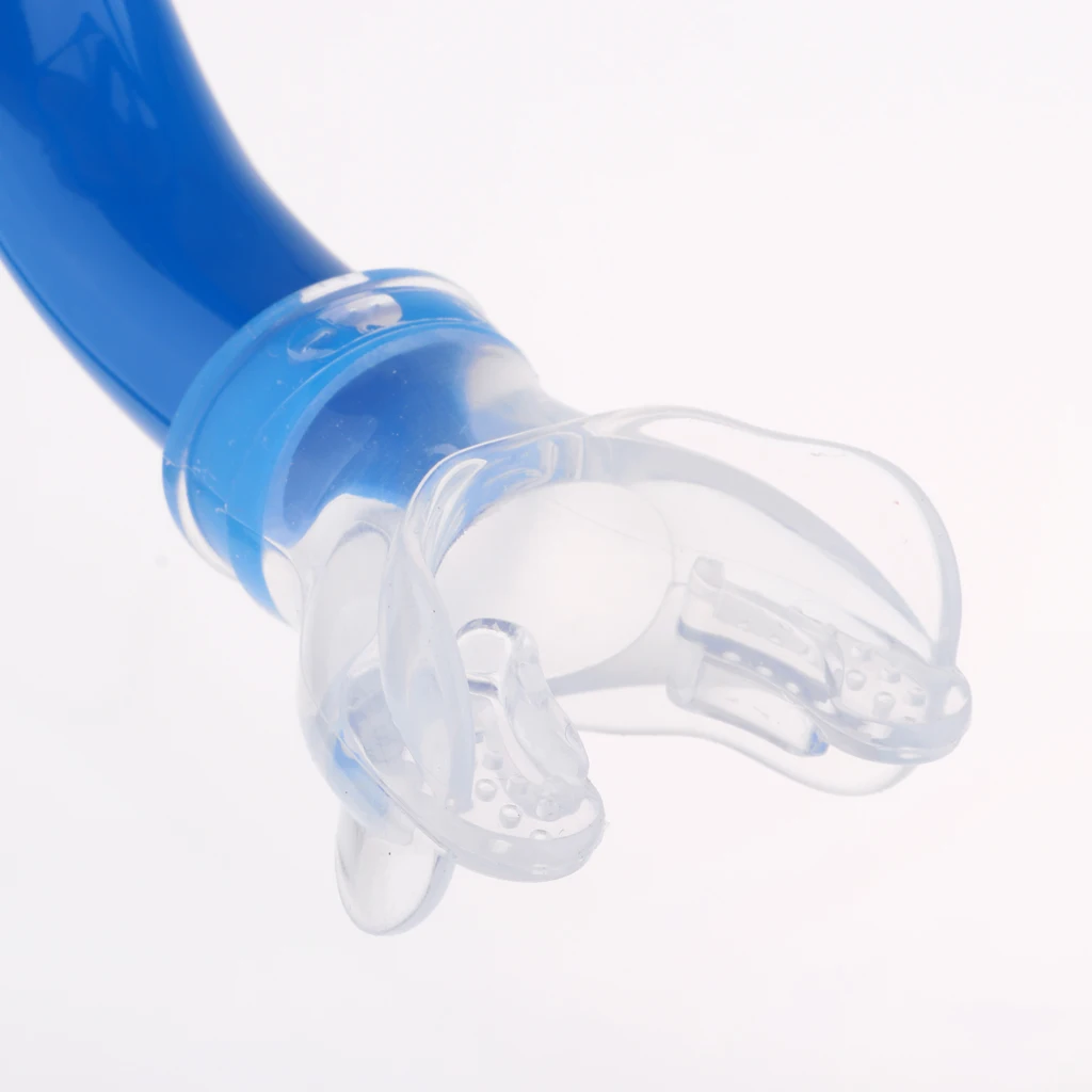 Diving Swimming Adjust Silicone Center Snorkel Set Breathing Tube Swim Training Equipment Center Snorkel