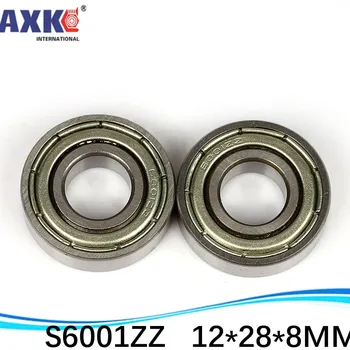 

Deep Groove Ball Bearings Free Shipping SUS440C Environmental Corrosion Resistant Stainless Steel 500pcs/lot S6001ZZ Mm AXK Rich