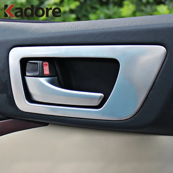 Для Toyota Highlander- матовая ручка двери автомобиля отделка двери Чаша Украшение Рамка Покрытие для интерьера