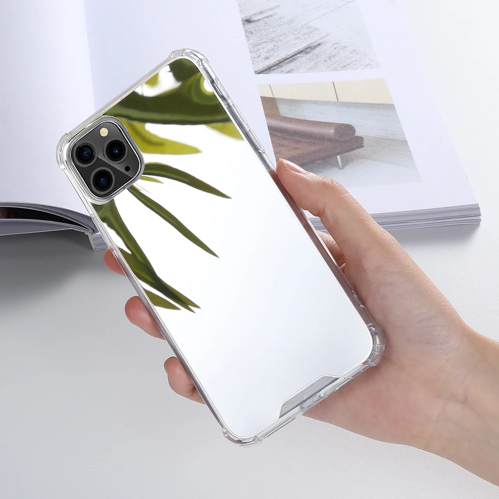 Зеркальный чехол KISSCASE для iPhone 7 8 Plus прозрачные чехлы X 6 s XS Max 11 Pro XR | Мобильные