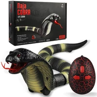 RC Snake Realistic Snake Toys Infrared Receiver Electric Simulated Animal Cobra Viper Toy Joke Trick Mischief For Kids Halloween 1