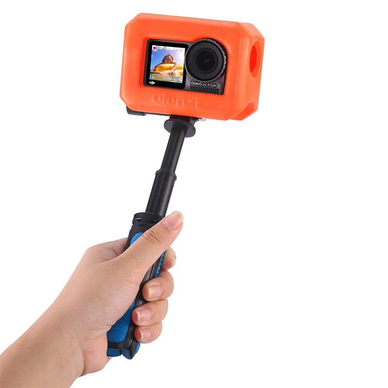 Оранжевый защитный чехол из ЭВА для DJI Osmo Action водный плавающий аксессуары
