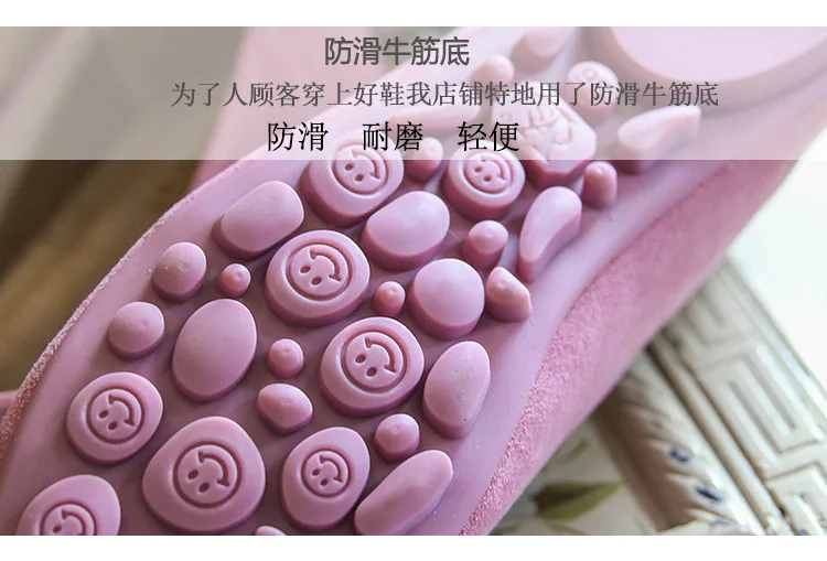 

2019 Spring And Autumn New Style Korean-style Moccosins Women's Flat Shallow Mouth Rivet round-Toe Large Size WOMEN'S Shoes Mate