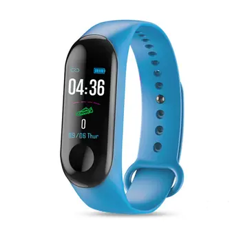 

Smart Band Fitness Wristband Health Bracelet Touch Color Screen Waterproof Blood Pressure Heart Rate Monitor Smartwatch