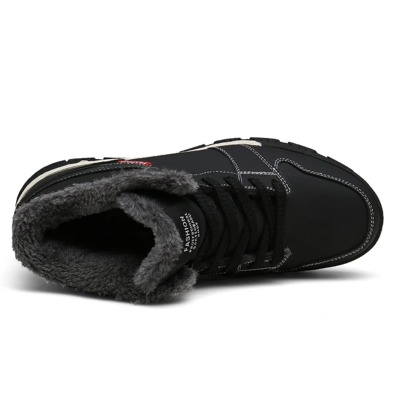 Походные ботинки мужская зимняя обувь мужская Нескользящая Треккинговая обувь Плюшевые водонепроницаемые спортивные кроссовки обувь для кемпинга зимние ботинки мужские