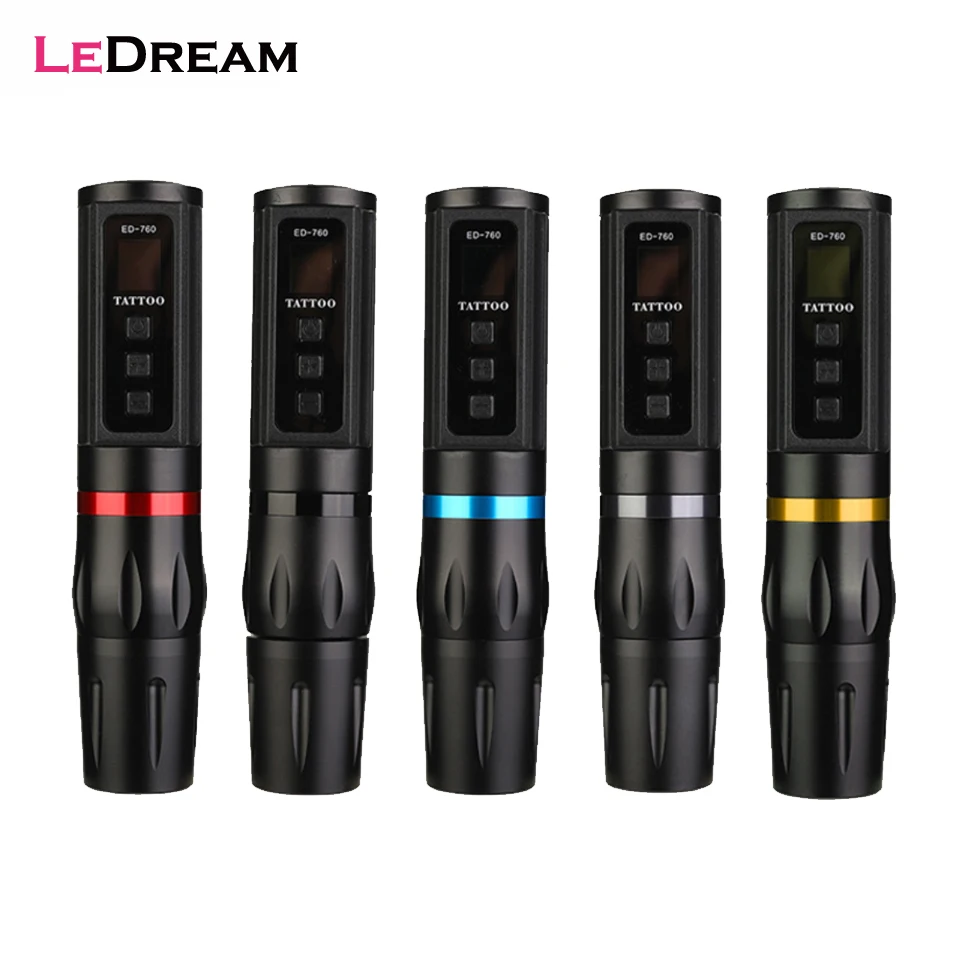 US $88.00 1 Set Rechargeable Wireless Tattoo Pen Machine Rotary Rocket Motor Device With Battery Aluminum Alloy Tatu Gun Tool Set