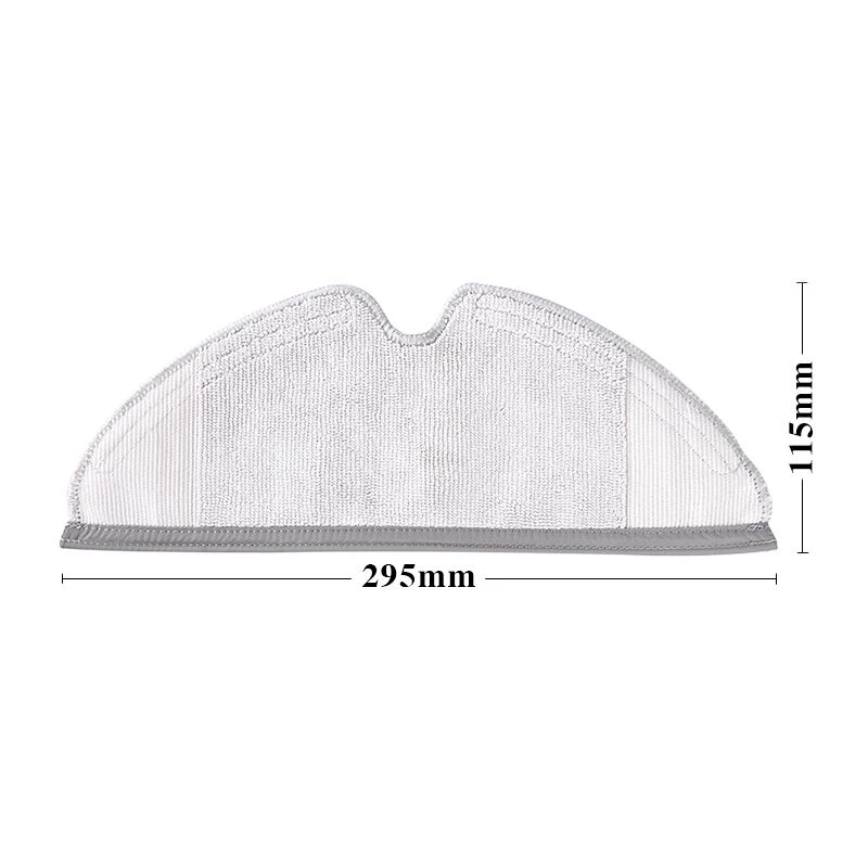 4 Side Brush+ 2 Roller Brush+ 4 Filter Net+ 2 Mop Cloths Pad+ 12 Filter elements for Xiaomi S6 S5 E35 E2 Robot Vacuum Cleane