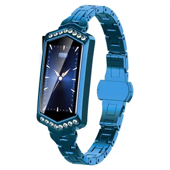 

B78 Ladies Fashion Color Large Screen Heart Rate Monitor Smart Bracelet Smart Watch Ladies Full Touch Screen Smart Watch