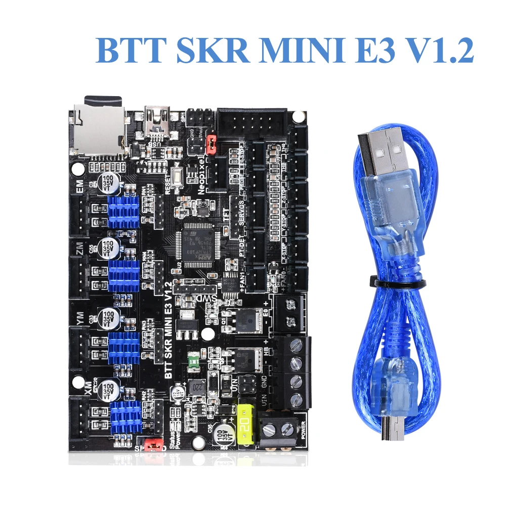 BIGTREETECH SKR mini E3 V1.2/2 0 плата управления 32 бит с TMC2209 UART Driver DIP для Ender 3 Pro/5 CR10 Запчасти 3D