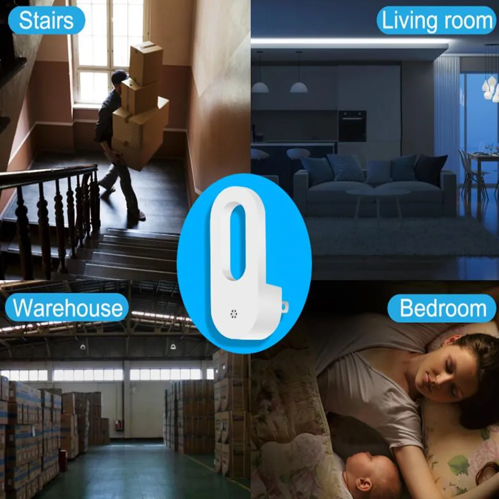 

2pcs Plug-in Night Light Warm White LED Night Lights Dusk to Dawn Sensor for Bedroom Bathroom Kitchen Corridor Stairs EU/US Plug