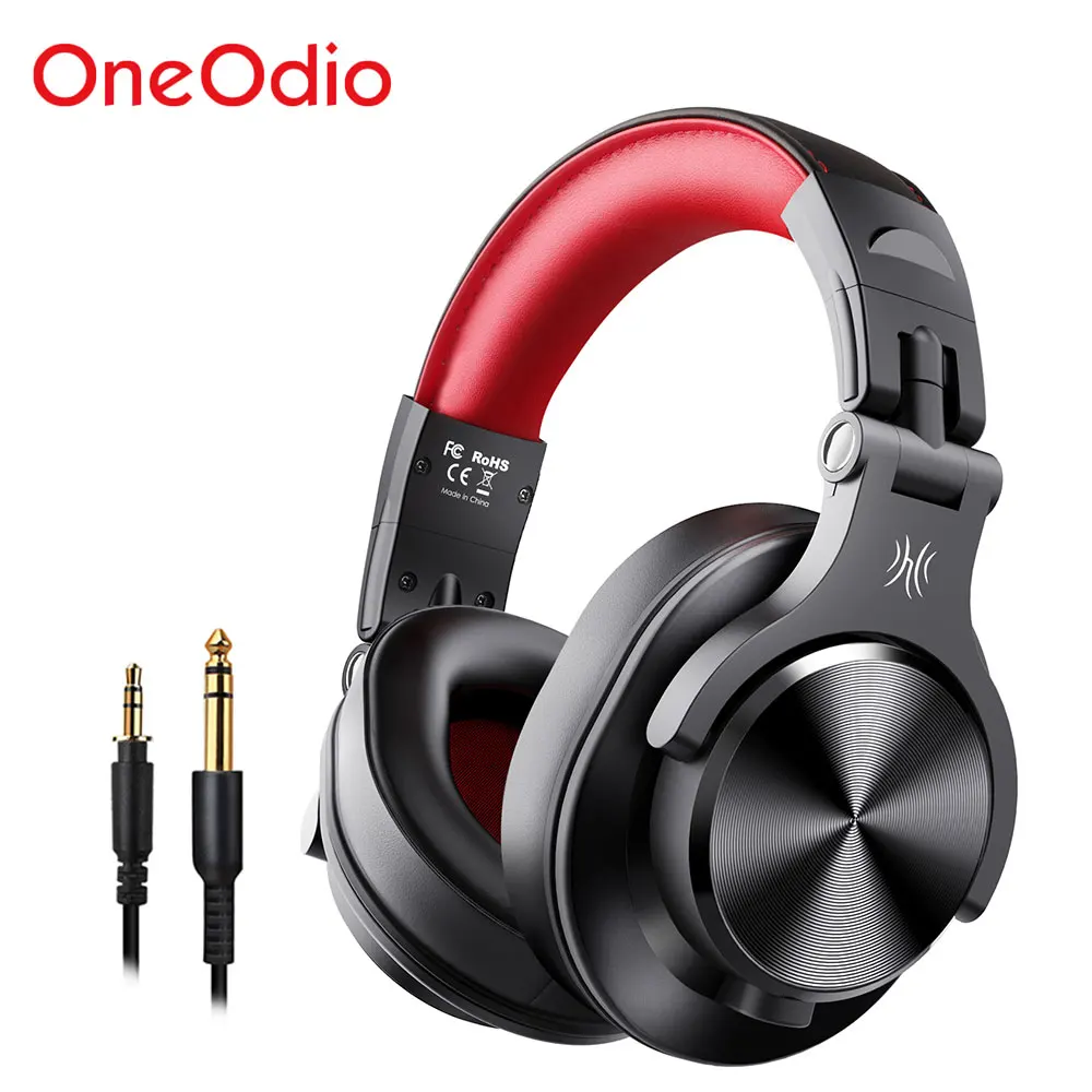 Photo Product Oneodio A70 Professional DJ Headphones Portable Adjustable Wireless/Wired Headset Bluetooth5.0 Earphone For Recording Monitor