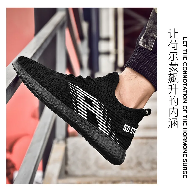 Male Shoe Low Help running Shoe Light Ventilation Leisure man Sneakers