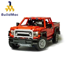 BuildMOC 25520 Dacoma 4x4 Redux радиоуправляемые игрушечные машинки RC багги скоростные грузовики внедорожные Грузовики Игрушки для детей