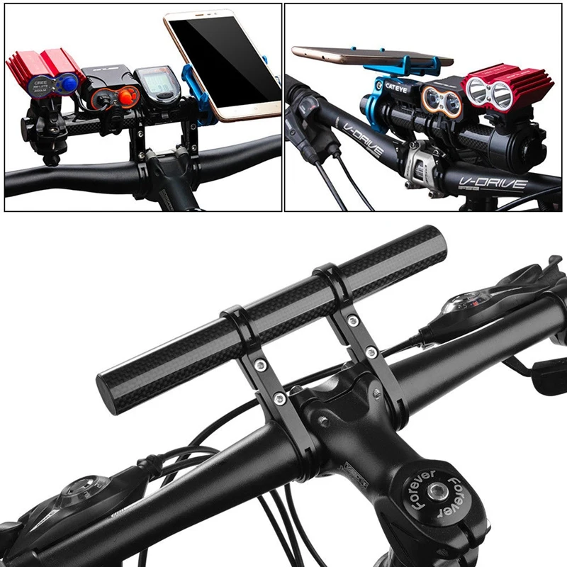 

20cm Bike Bicycle HandleBar Lamp Bracket Holder Extender Mount Extension