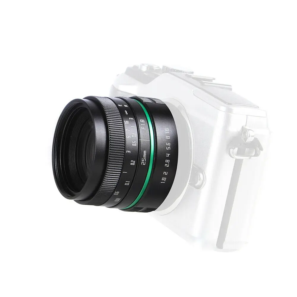 25 мм F1.8-F16 MF широкоугольный кинообъектив для Canon EOS EF 80D 7D 60D 600D 750D