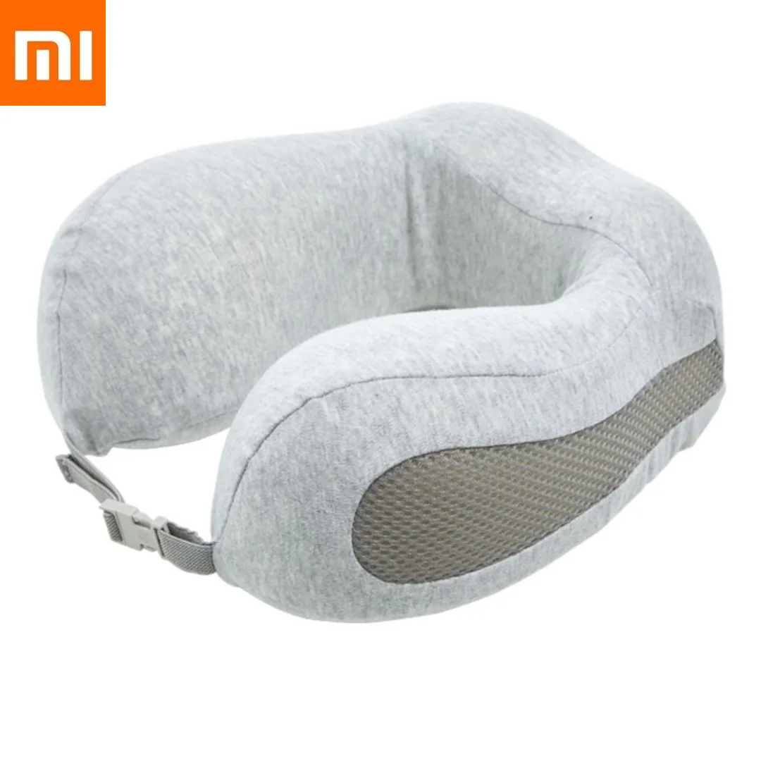 

2020New Xiaomi Car Orthopedic Neck Pillow 8H Memory Foam Air Travel Plane Cushion Cervical Cute Cotton Xiomi Mihome Ushaped Fold