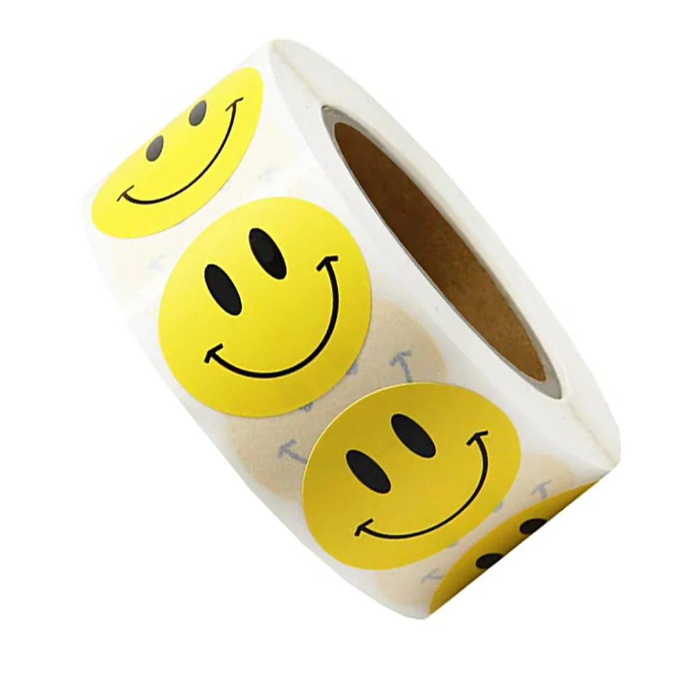 500* Cartoon Smile Face Rewards Stickers Kids School Teacher Labels Toys Decal 500* Cartoon Smile Face Rewards Stickers Kids School Teacher Labels Toys Decal