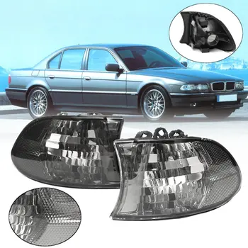 

1Pair Car Signal Light Lamp Front Corner Light Side Clear Lens With No Bulb for BMW E38 7-Series 740i 740iL 750iL 1999 2000 2001