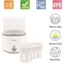 Подогреватель бутылочек для кормления ребенка, умный термостатический Универсальный двойной Стерилизатор бутылочек для грудного молока, подогреватель детского питания