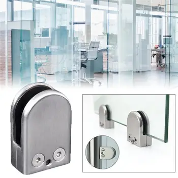 

High Quality Glass Clamps Adjustable Glass Bracket Clip For Balustrade Staircase Handrail Glass Holder
