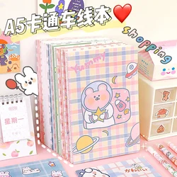 Carnet de notes A5 lapin pour filles, carnet de notes mignon, Kawaii, carnet de croquis, accessoires de bureau 