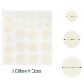 

24pcs Hydrocolloid Acne Invisible Pimple Master Patch Skin Tag Removal Patch Pimple Blackhead Blemish Removers Patch D127