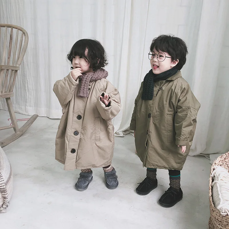 4106.0￥ 15% OFF|赤ちゃん用の超長さ80〜130 cmのコート,子供用の暖かい厚手のジャケット,2色の防寒着|ダ...