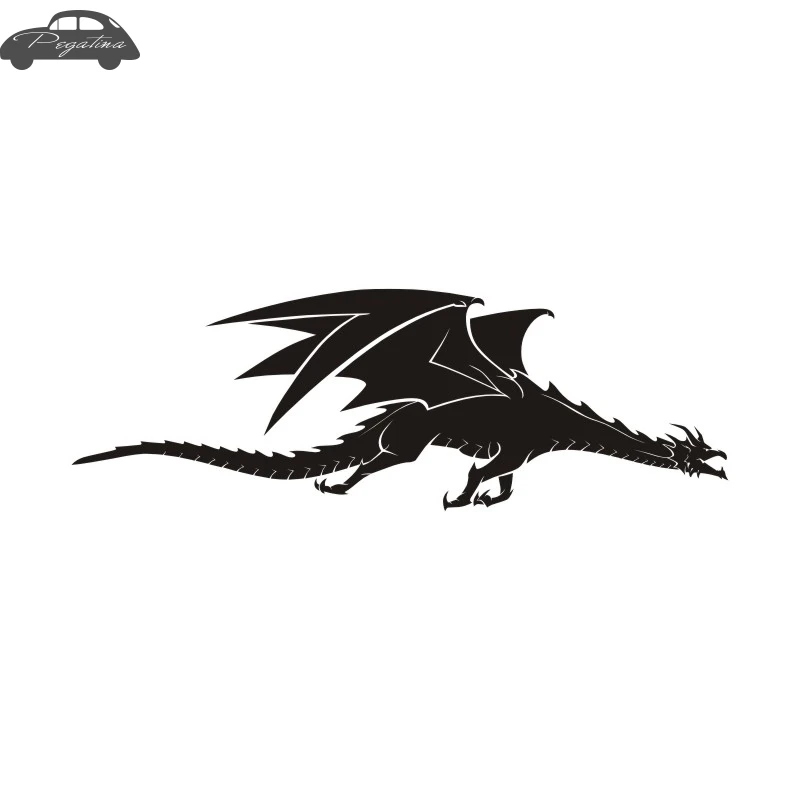 Pegatina Long Car Door Sticker Dragon Decal Posters Wall Decals Quadro Parede Decor Mural Wild Animal Sticker