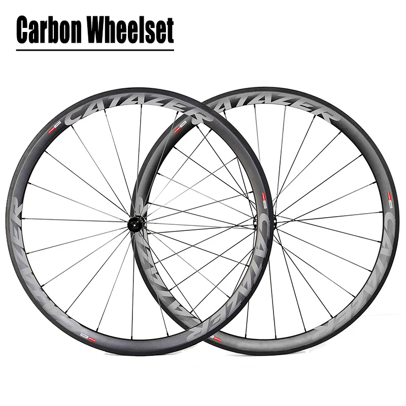 Clearance CATAZER 700C Road Bike Super Light T800 Carbon Frame Racing Road Bicycle Carbon Wheelset 22 Speed Professional Road Bike 3