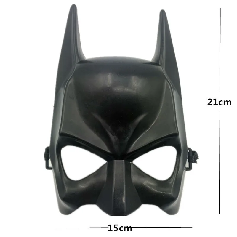 

Halloween Superman Cosplay Mask Half Face Batman Mask Black Masquerade Party Masks Carnival Cool Female Batman Costume Supplies
