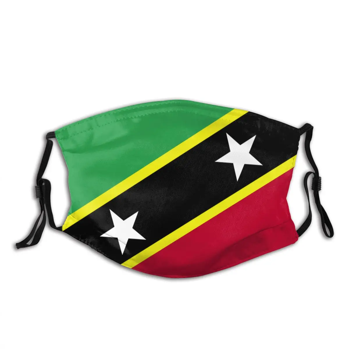 

Saint Kitts And Nevis Flag Face Msak With Filter